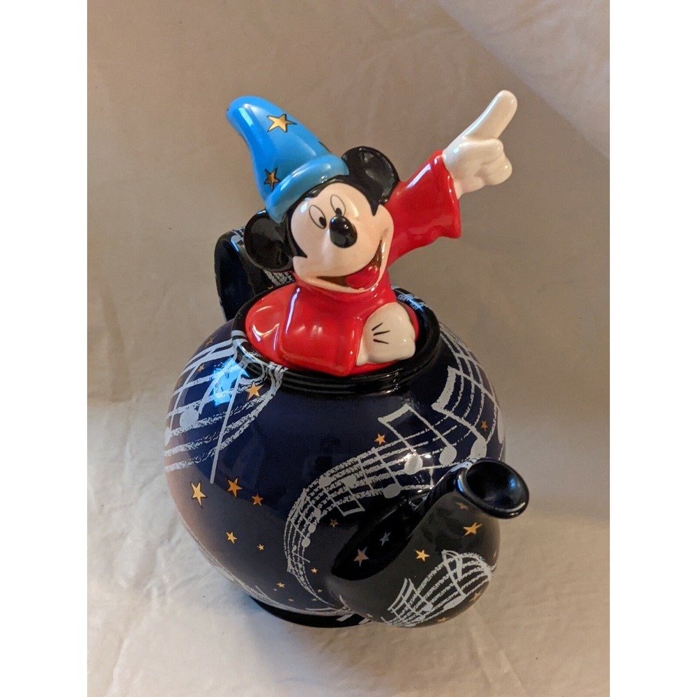 Fantasia Cardew Disney Showcase Sorcerer Mickey Mouse 2000 Large Teapot Fantasia